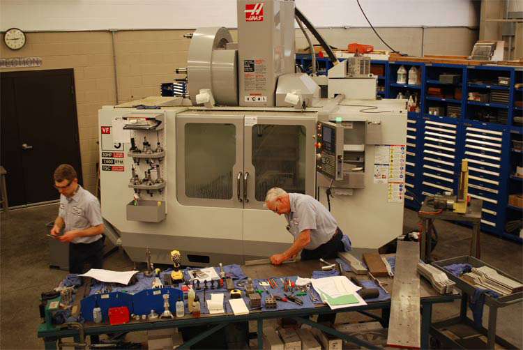 Precision machined components produced at Bryan Tool