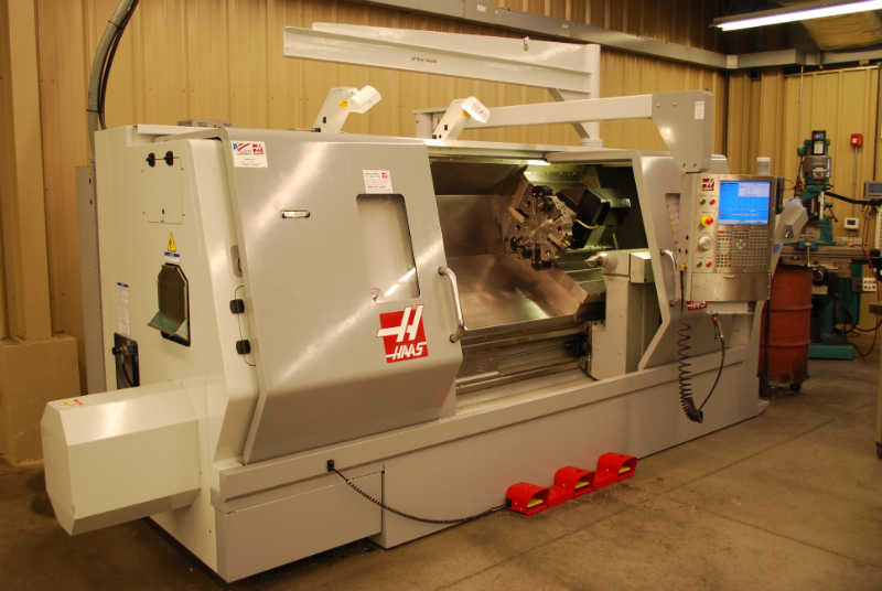 Finished machined part on the shop floor at Bryan Tool